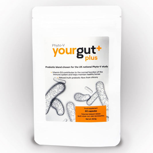 YourGutPlus+ High-Potency Probiotic – 10X More Probiotics Than Yogurt | Vegan & Gut-Friendly