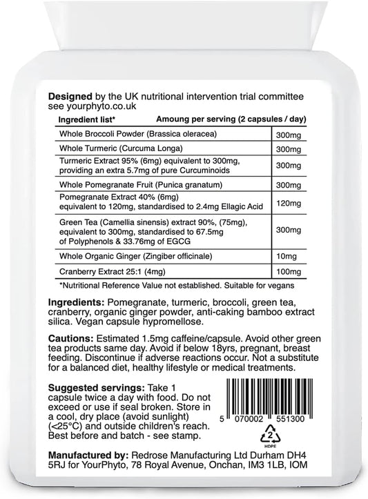 YourPhyto – Whole Plant Supplement Backed by UK Study | High-Potency, Vegan & Phytochemical-Rich Formula